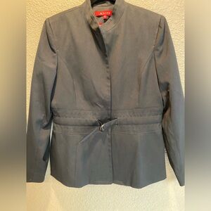A Line women’s black jacket. Belted waist. Like new great condition.
